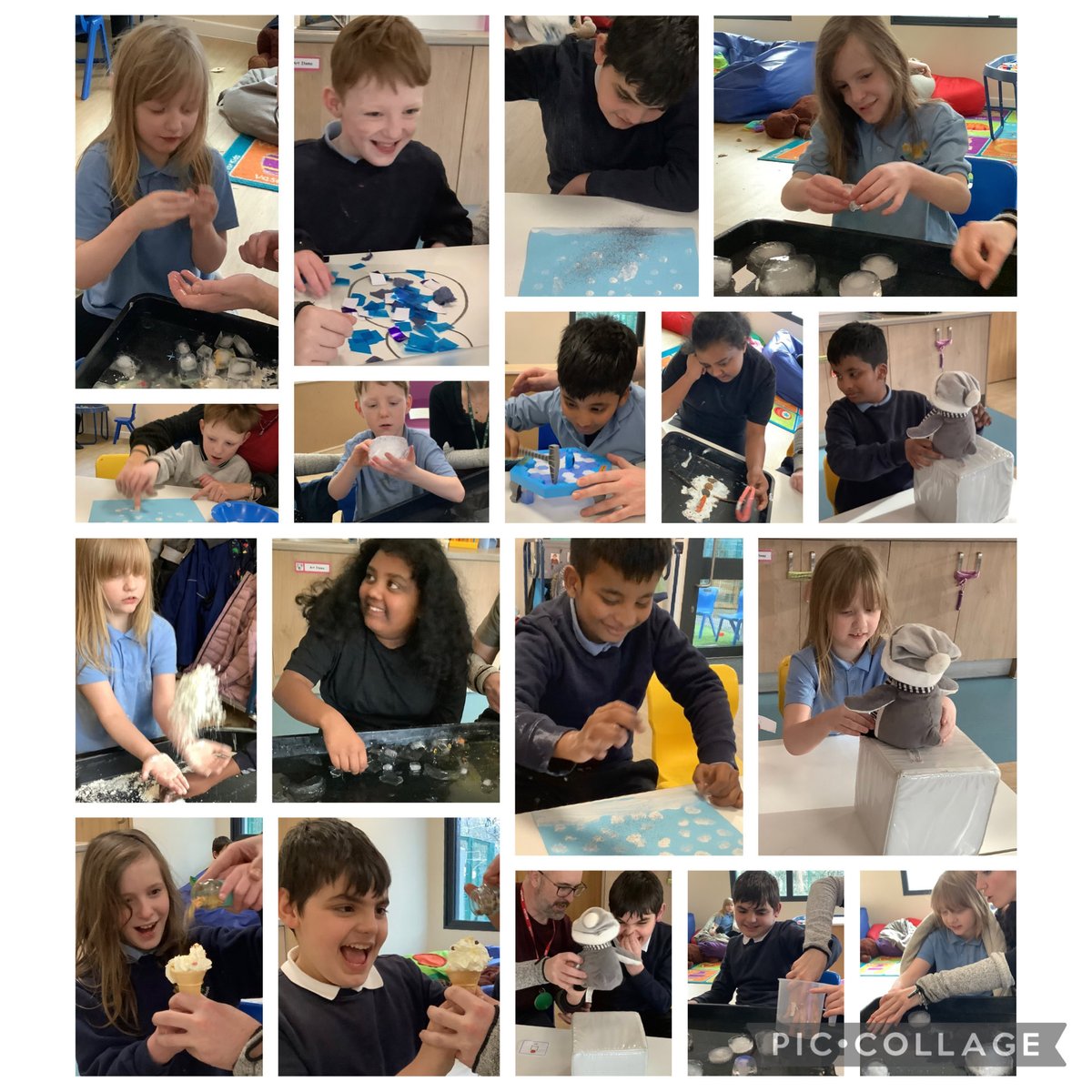 meadowbanksch's tweet photo. Well done Daffodils on an amazing start to the new year! We have been enjoying our new topic: Lets Freeze! #MbDaffodilClass #SENeducation #sensory #sensorylearning https://t.co/PCL5s7bVrW