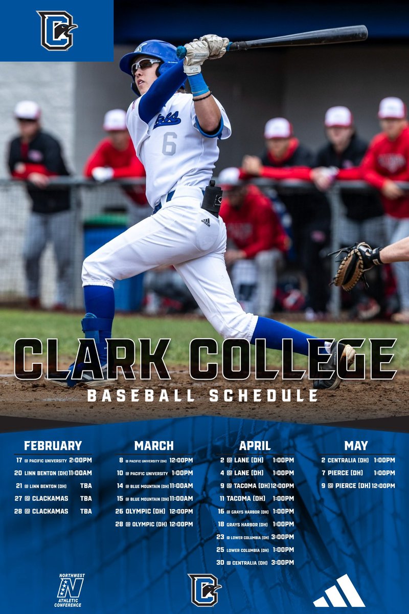 Clark College Baseball tweet media