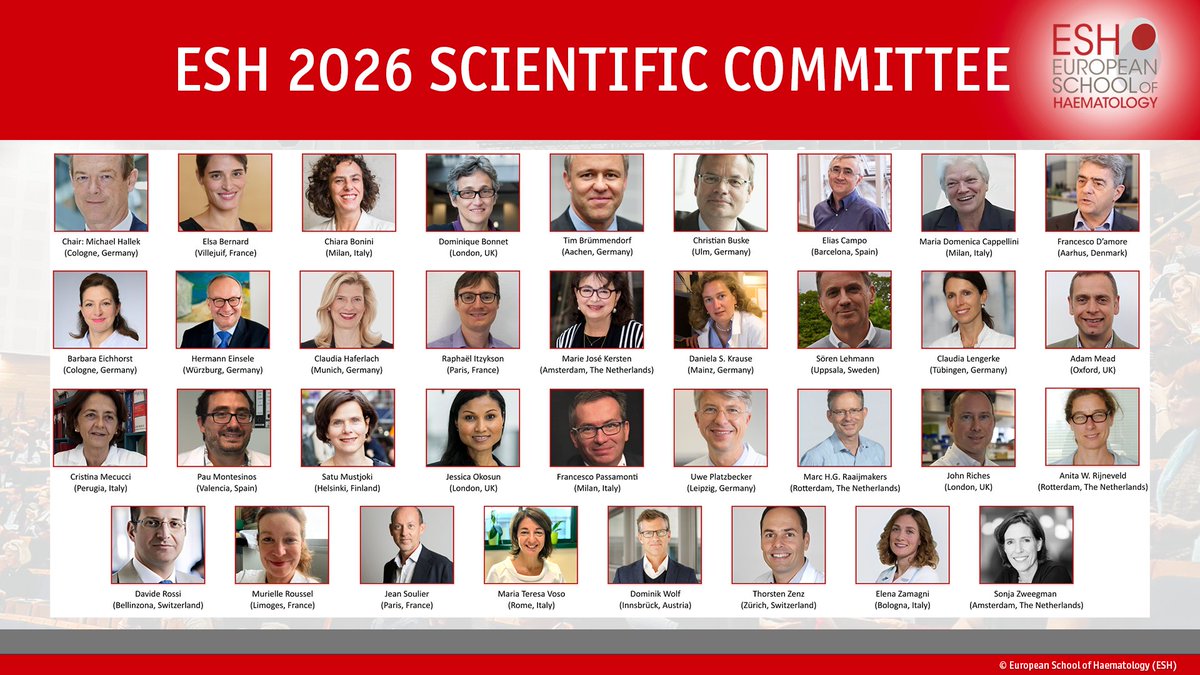 ESH (Haematology) tweet media