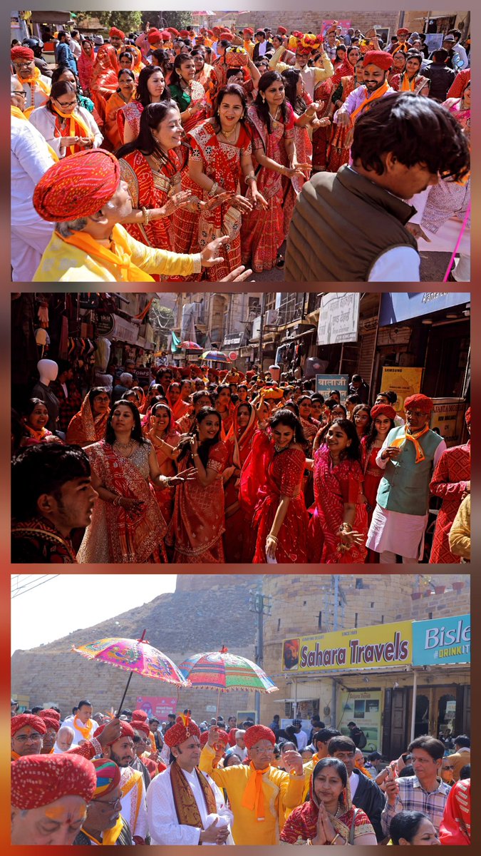 ShriYadunathji's tweet photo. DAY-1 " VALLABH SAKHI RASPAN, JAISALMER, Rajasthan https://t.co/xeaLGk0MIT