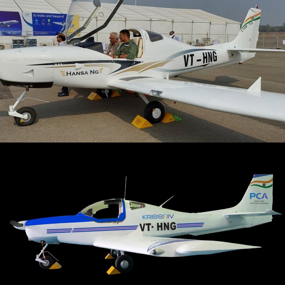 #PioneerCleanAmps has renamed the Hansa-NG trainer aircraft to KRISSHIV.