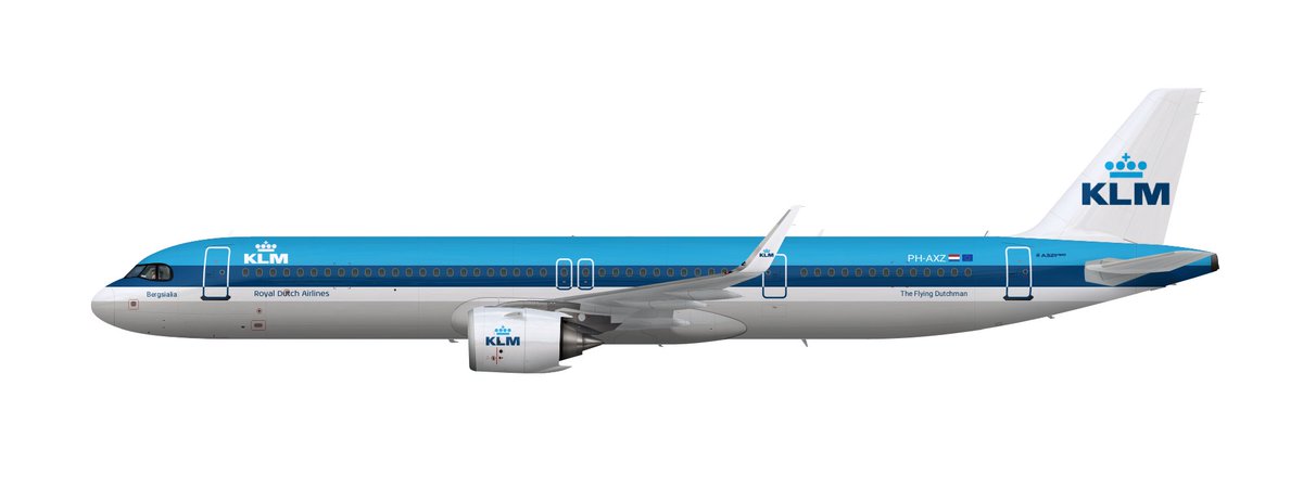 What if <a href="/KLM/">KLM</a> had a retro livery on their A321neo? Would be very nice to see!