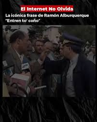 Con profundo pesar lamentamos el fallecimiento del Ing. Ramón Alburquerque (<a href="/RalburquerqueR/">Ramon Alburquerque R</a>). Lo conocíamos como el autor del '¡entren tó coño!', todo un meme dominicano que nos sacaba risas y empodera, pero en realidad era un ingeniero ejemplar, un hombre de superación