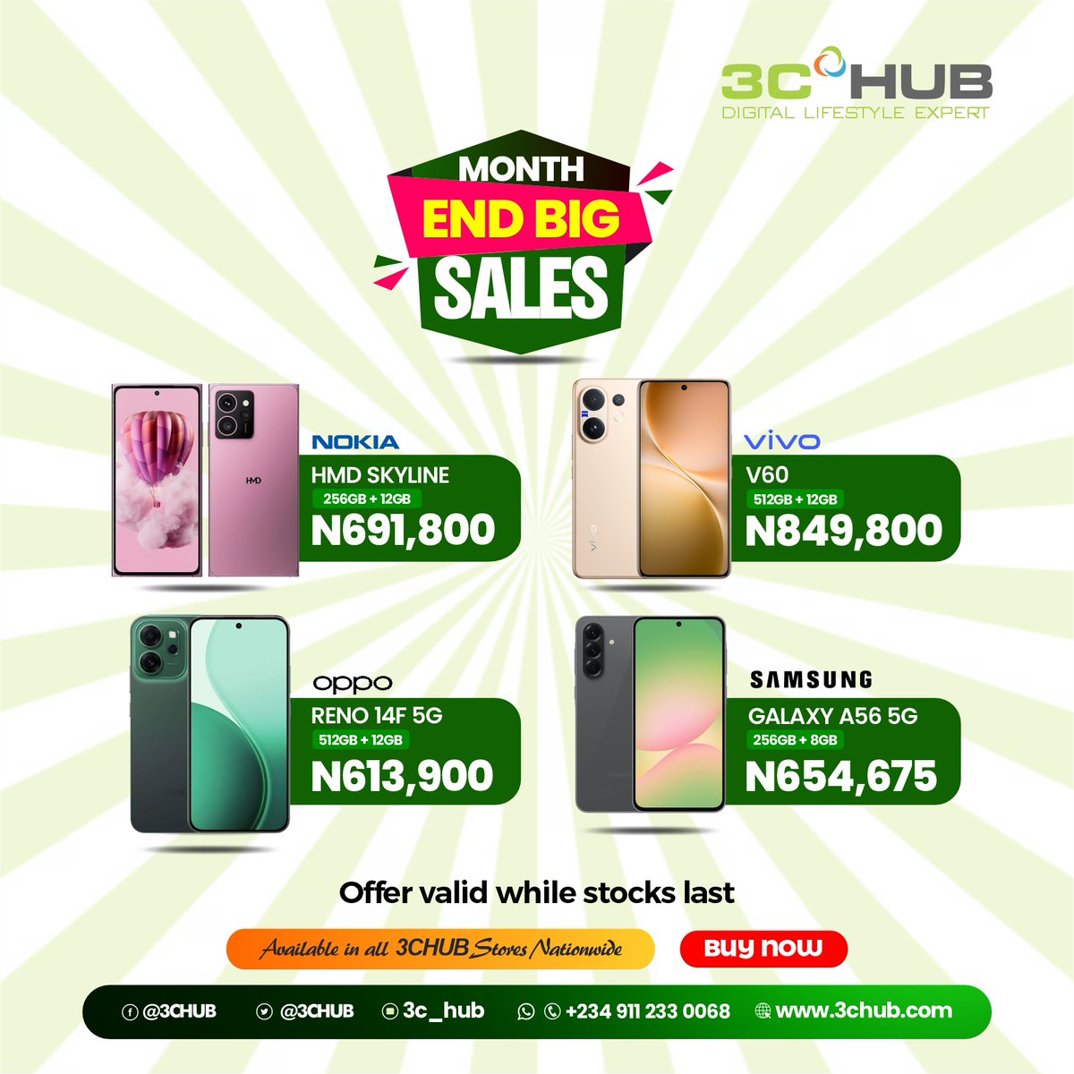 3CHUB's tweet image. Month-End Big Sales!!!

Upgrade to high-performance smartphones built for speed and efficiency.

5G connectivity • Advanced cameras • Fast charging.

Premium devices, great value.

Available at all 3C Hub stores nationwide.

#3CHub #MonthEndSales #SmartphoneUpgrade