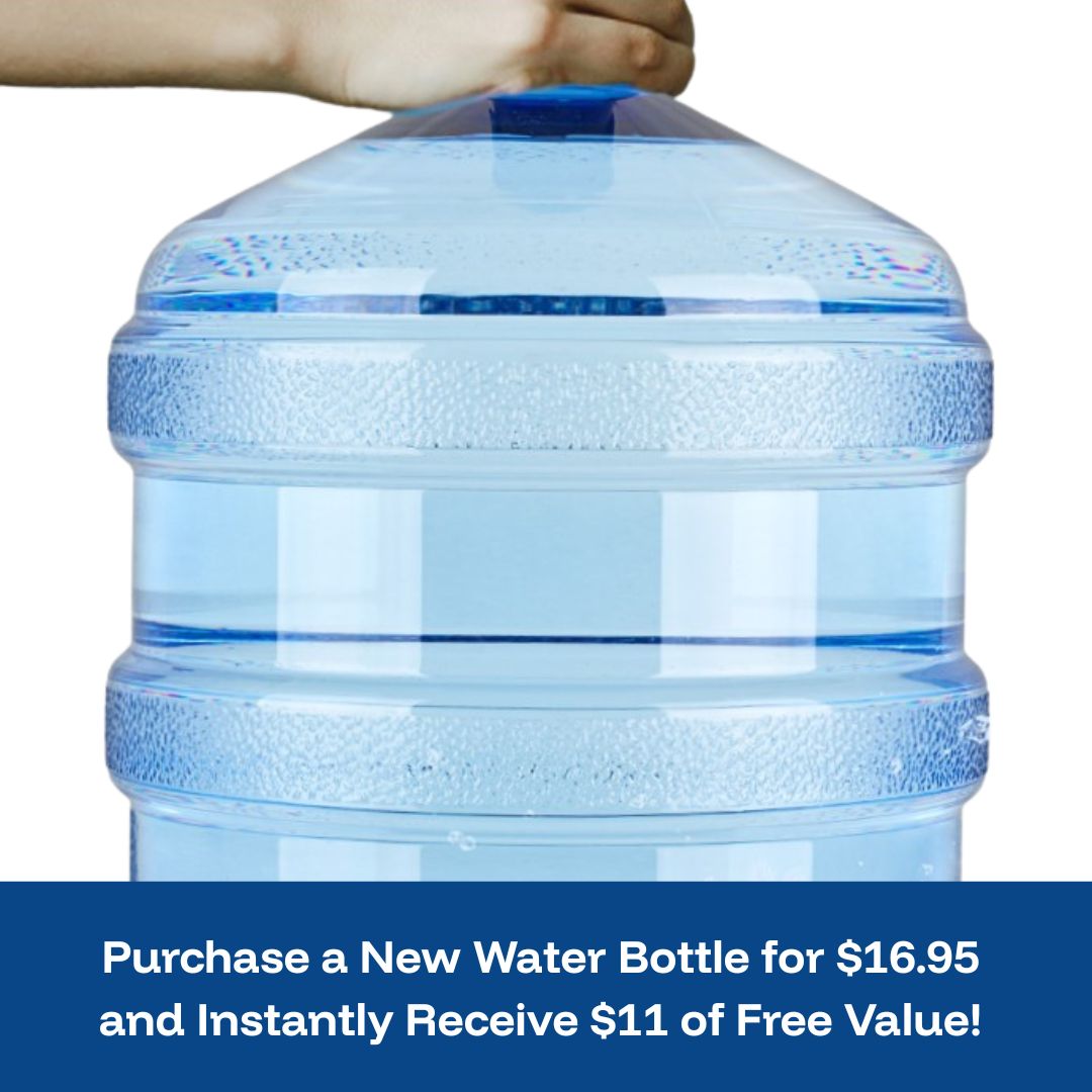 WaterMart247's tweet photo. A Smart start with Watermart. 
Get a new 5-gal bottle for $16.95 + $11 in value (first fill + $7 card).
https://t.co/jzjyflSljv 

#PurifiedWater #Watermart247 #Winnipeg https://t.co/EzRD8A2wMi