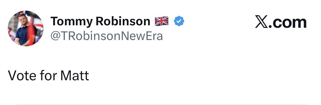 Matt Goodwin is desperately trying to pretend he is not racist. 

Luckily for him Tommy Robinson has his back...