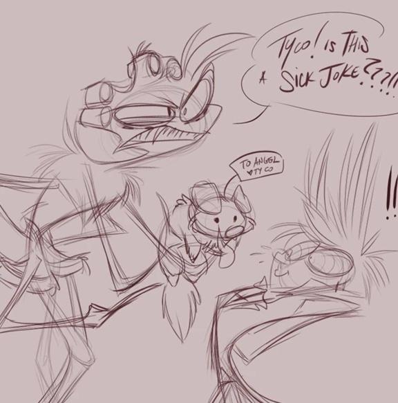 Alastor and Angel Dust really should actually interact in the show