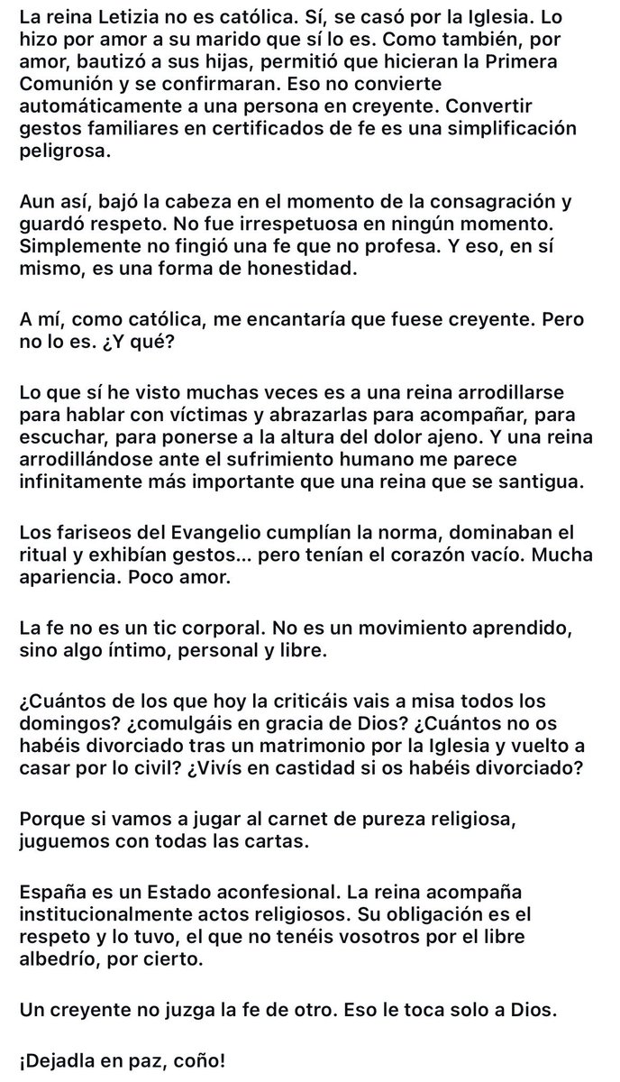 Opinionspain's tweet image. Que reflexión más bonita, donde se dicen verdades como puños