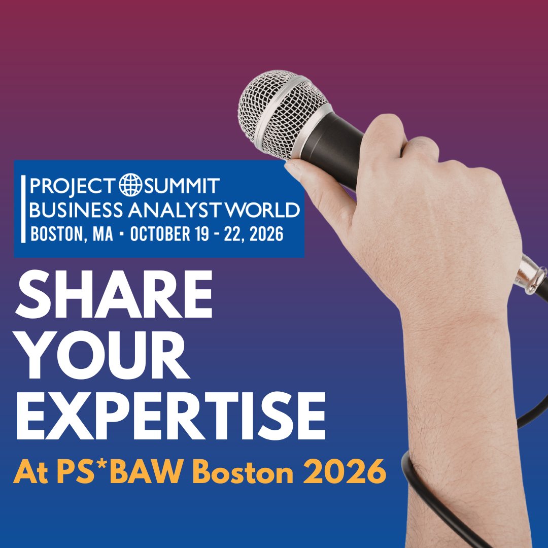 ProjectSummit*ProjectWorld*BAWorld tweet media