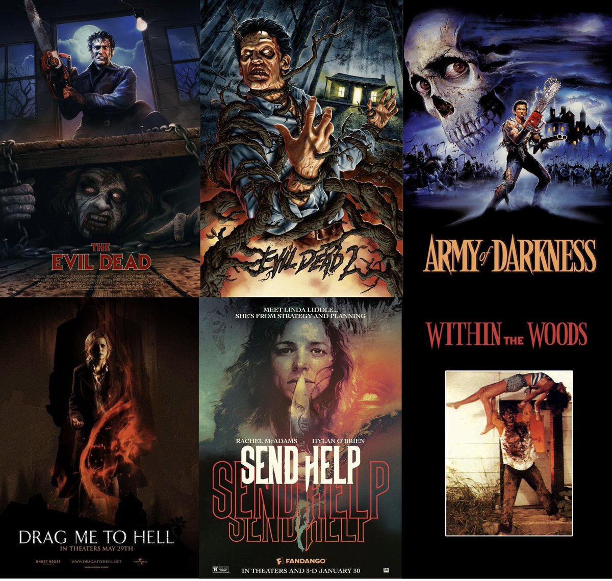 horror movies directed by sam raimi