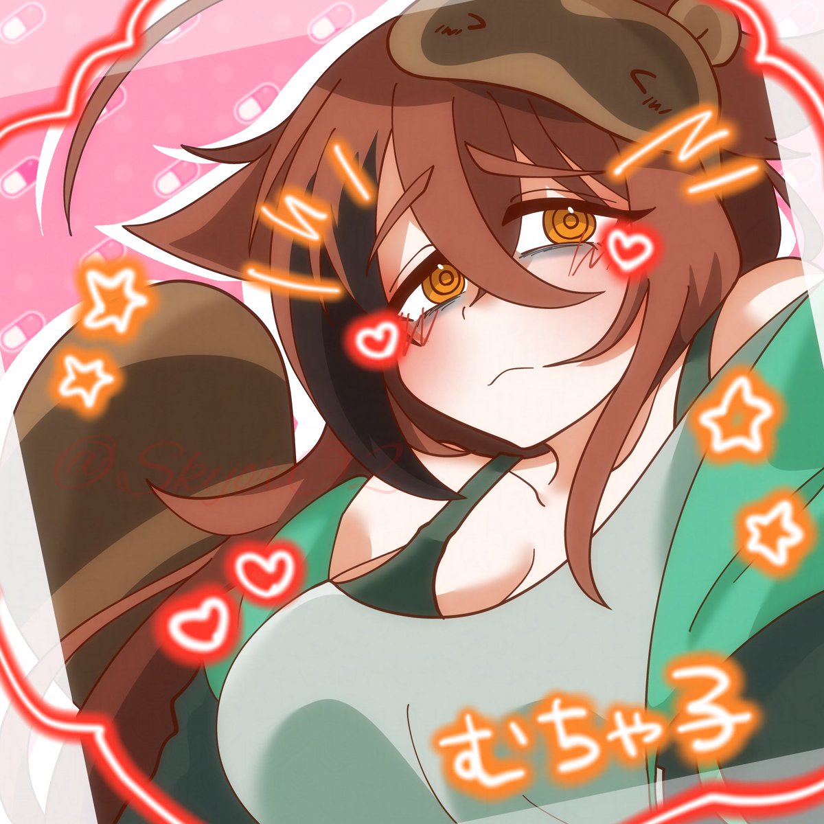 SkyorO2's tweet image. #絵ちゃたぬき