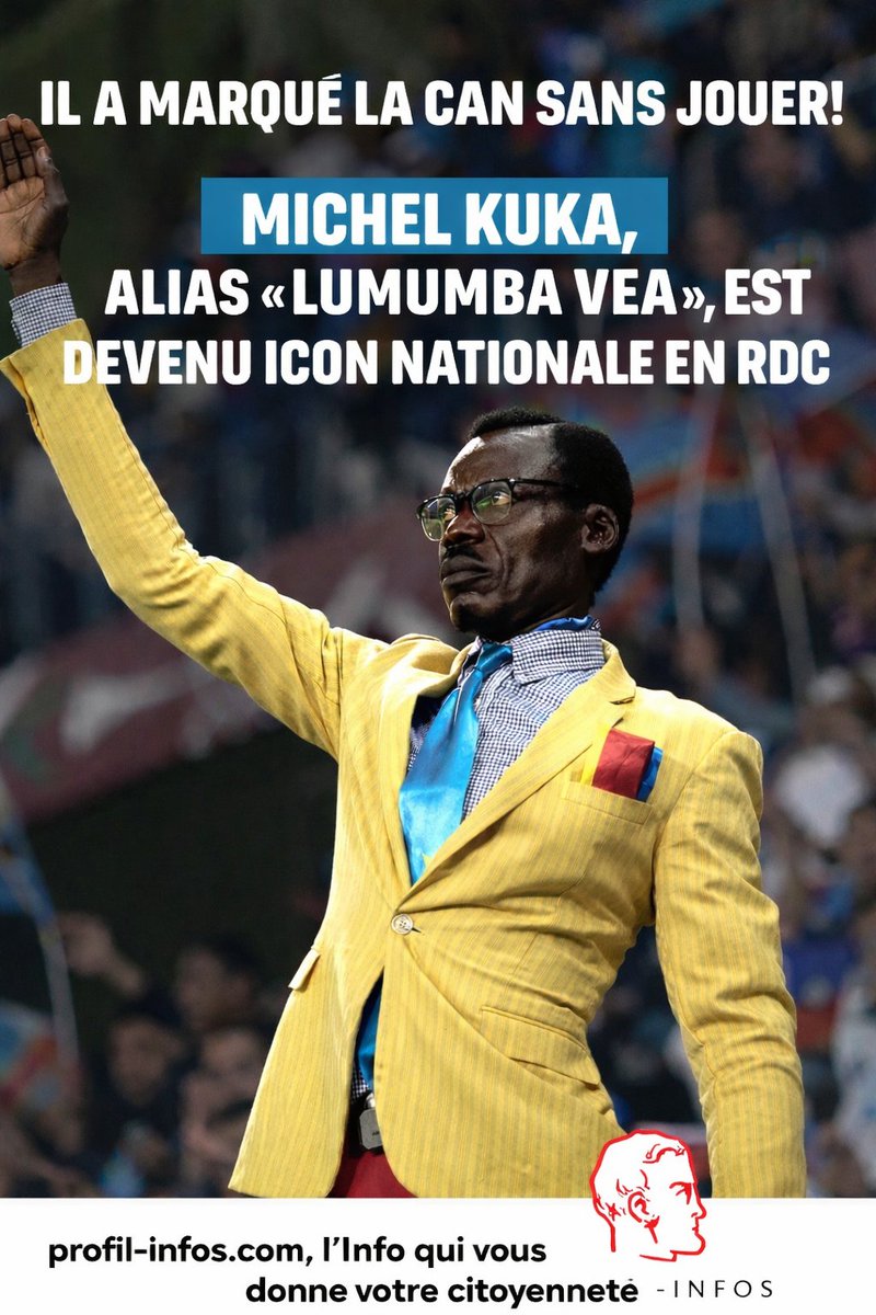 Michel Kuka n’a pas joué la CAN, mais il l’a marquée.
Son hommage à Patrice Lumumba dans les tribunes au Maroc l’a propulsé au rang de symbole national.
De retour à Kinshasa, sa vie a totalement changé. 🇨🇩
➡️ profil-infos.com