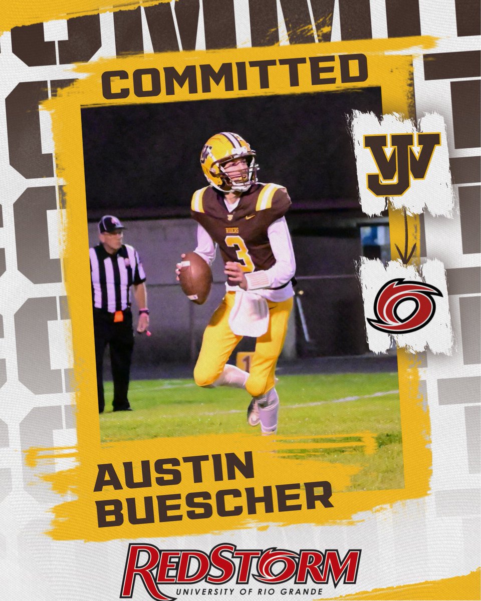 WestJeff_AD's tweet photo. 🏈 Congrats to Senior Austin Buescher on making his commitment to play Football at the University of Rio Grande! Excited to see what Austin can accomplish with the Redstorm over the coming years! 🔴🌪️ https://t.co/KgiNN85PRp