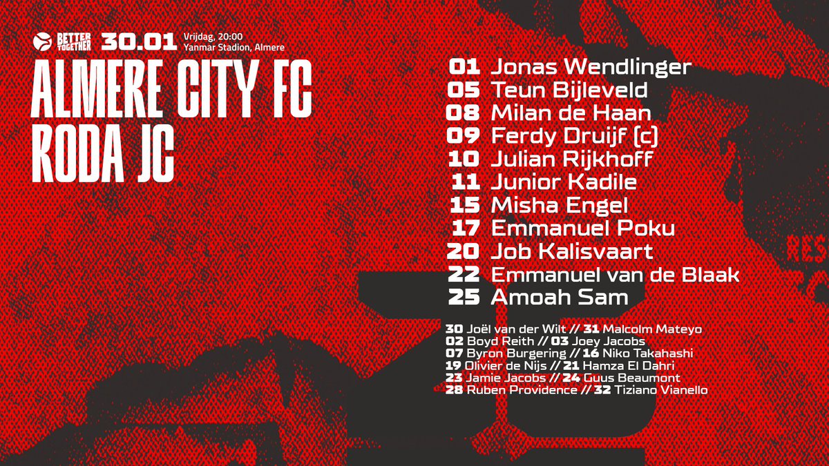 AlmereCityFC's tweet photo. 𝗢𝗽𝘀𝘁𝗲𝗹𝗹𝗶𝗻𝗴 𝗔𝗹𝗺𝗲𝗿𝗲 𝗖𝗶𝘁𝘆 𝗙𝗖! 🔥

#ALMRJC https://t.co/2O1S20IpAW