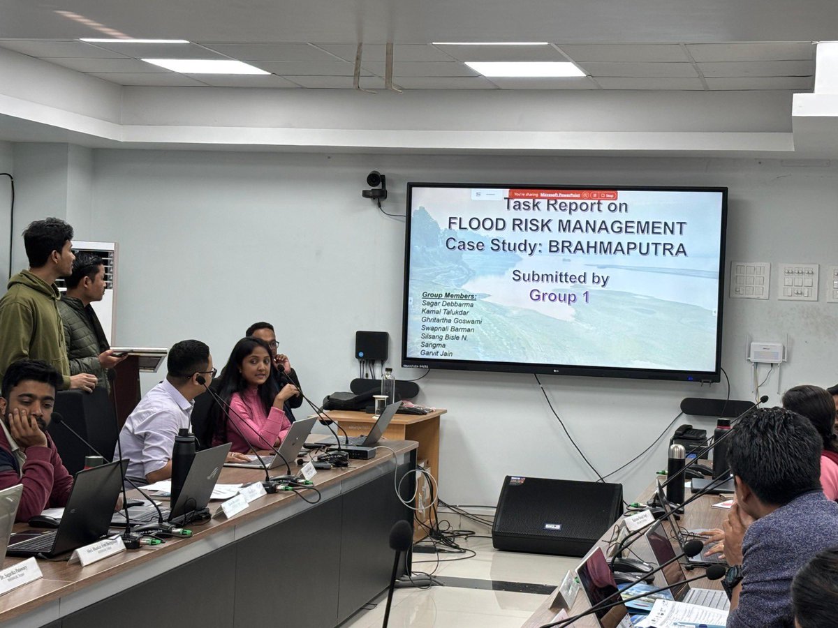 NeriwalmT's tweet photo. Safer communities—the key outcome of the first DSS training jointly organised by NERIWALM &amp; IHE Delft under the India-EU Water Initiative, where hands-on, learning sharpened #Flood mitigation skills. @EU_in_India @EU_Partnerships @DoWRRDGR_MoJS @BMZ_Bund @giz_gmbh @ihedelft https://t.co/TsjwPXFyVd