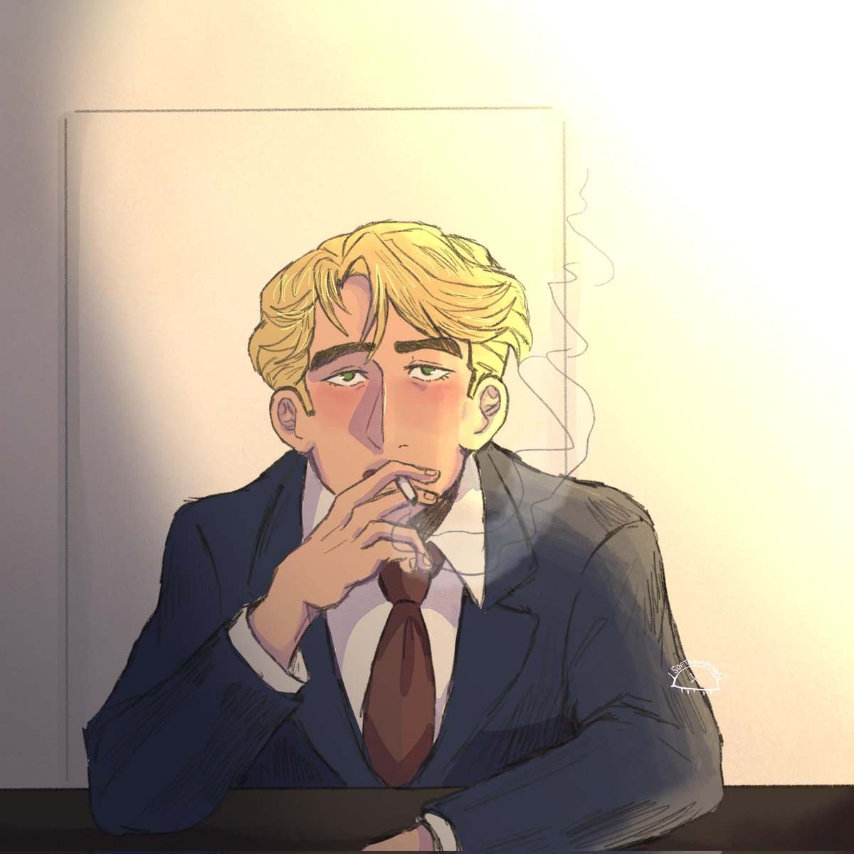 Watching the sun

#oc #art