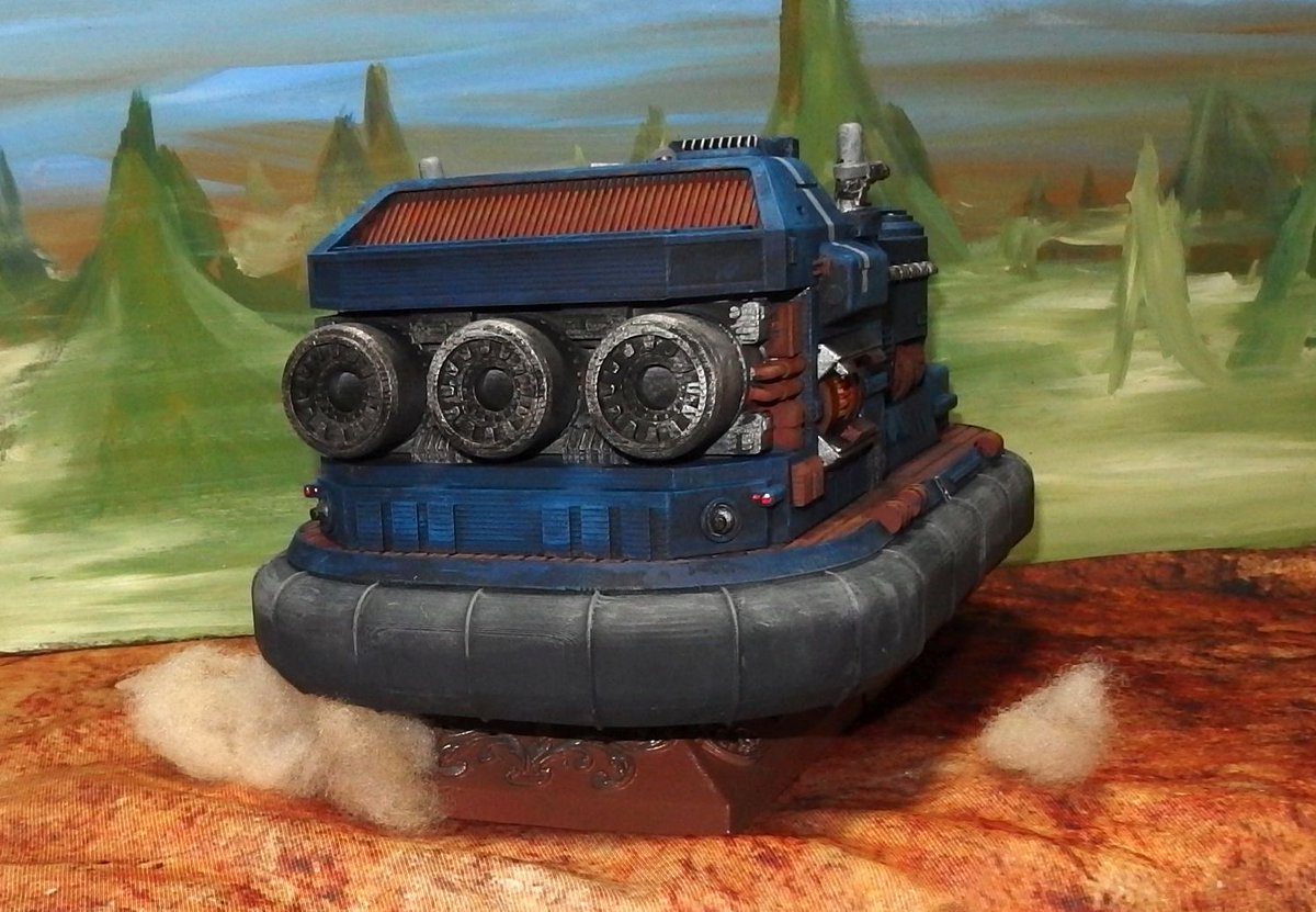 Uncle_Heavy_Gea's tweet image. 【info】Patoreon Update
Landing Hovercraft./強襲揚陸ホバークラフト
It is a large amphibious transport vehicle./水陸両用の大型輸送ビークルです。
FDM

patreon.com/posts/48219417

#12mm #Terrain #Tabletopwargaming #3dprinter