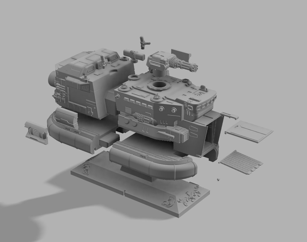 Uncle_Heavy_Gea's tweet image. 【info】Patoreon Update
Landing Hovercraft./強襲揚陸ホバークラフト
It is a large amphibious transport vehicle./水陸両用の大型輸送ビークルです。
FDM

patreon.com/posts/48219417

#12mm #Terrain #Tabletopwargaming #3dprinter