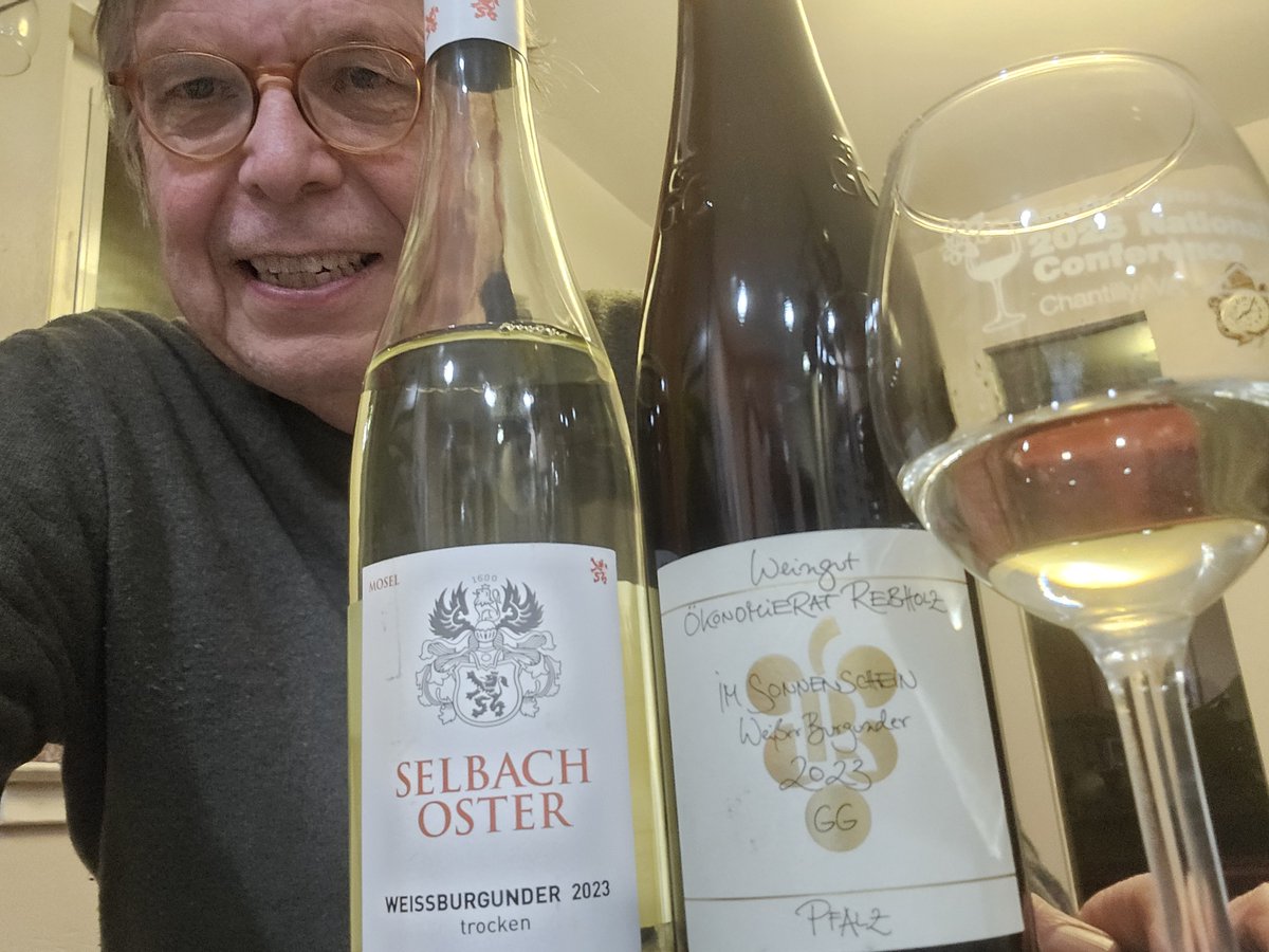 Tasting Weissburgunder/ Pinot Blanc from Germany, the #1 Producer of Pinot Blanc in the World (February 2026) schiller-wine.blogspot.com/2026/01/tastin…