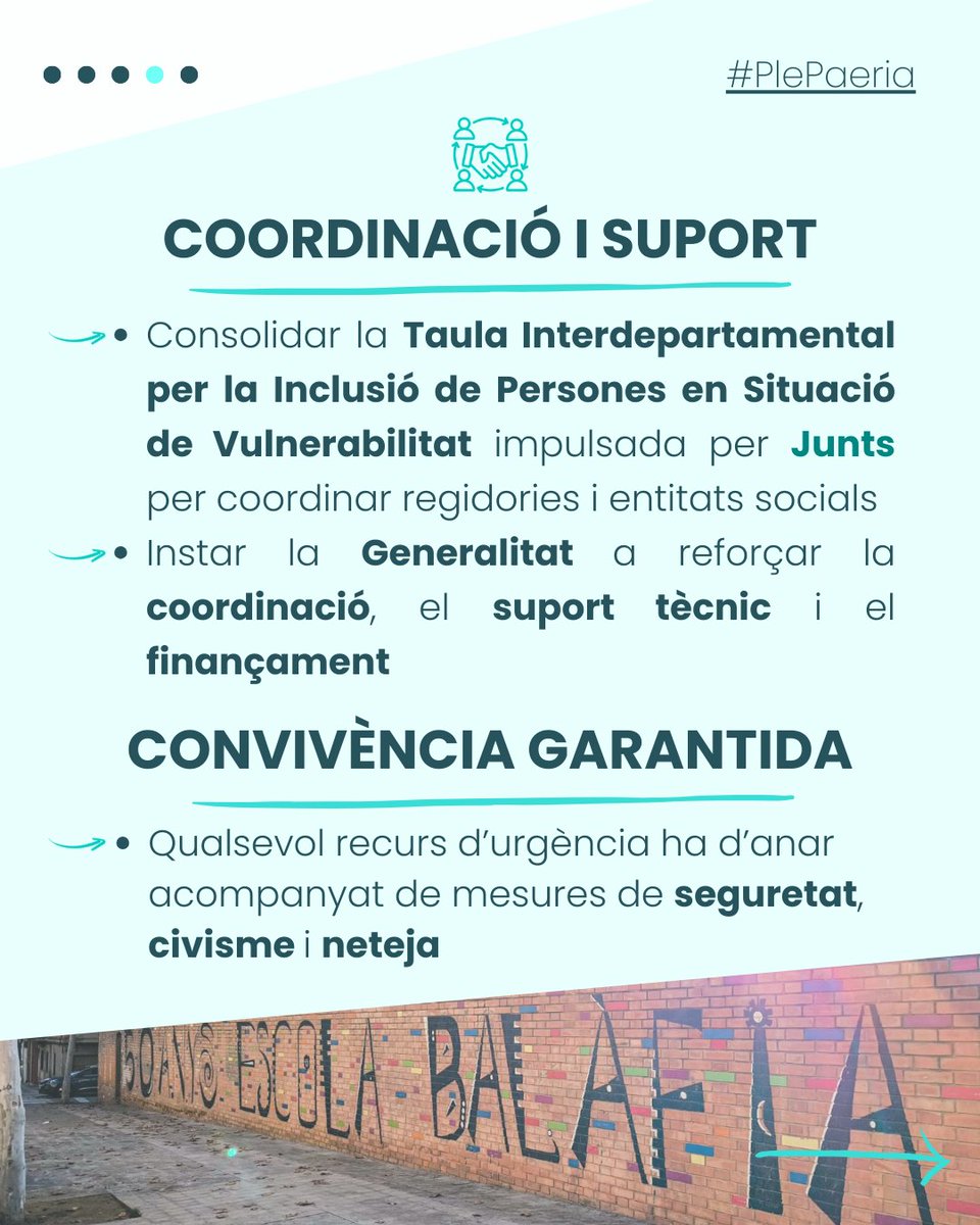 Grup Municipal de Junts per Catalunya a la Paeria tweet media