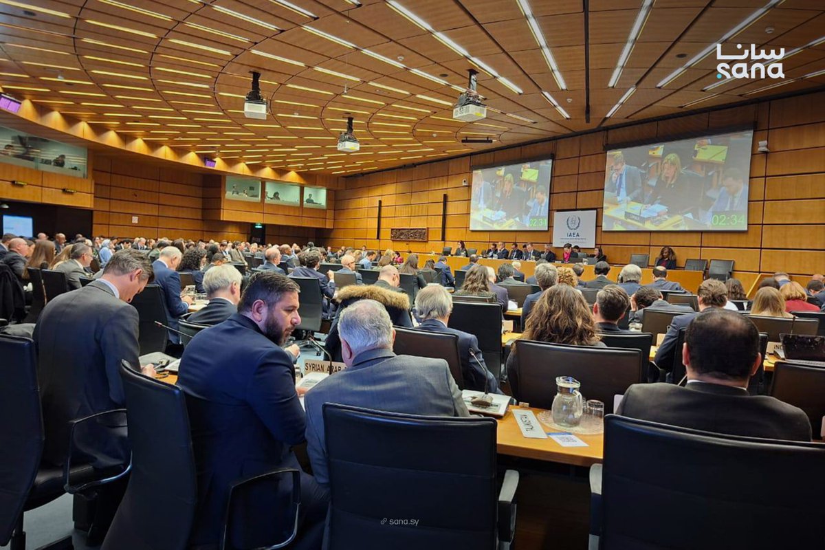 Agencia_Sana's tweet image. OIEA inicia sus reuniones en Viena con la participación de Siria

#Siria 
#Viena 
#OIEA

🖇️ Detalles
sana.sy/es/local/22923…