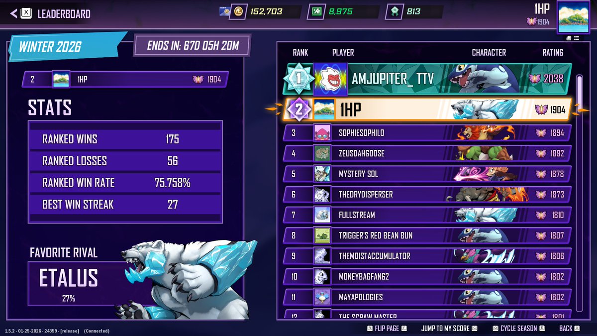 SpadesXlll's tweet photo. 2nd on the leaderboard is good enough, that's enough ranked this season for me I think, GGs to everyone I fought! https://t.co/0Q37m0XJ4Z