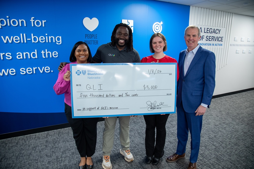 BCBSNebraska's tweet photo. BCBSNE donates to a local organization uplifting health and well-being each year during the holidays. Our 2025 recipient was @QLIRehab, a world-class rehabilitation center providing life-changing care. https://t.co/sq2fXq3y6Q