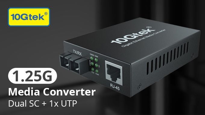 ❏ 1.25G Media Converter
❏ Embedded SC Fiber
❏ 10/100/1000Mbps RJ-45 UTP port
❏ Power supply: 5V-1A
❏ Purchase link: sfpcables.com/1-25g-media-co…