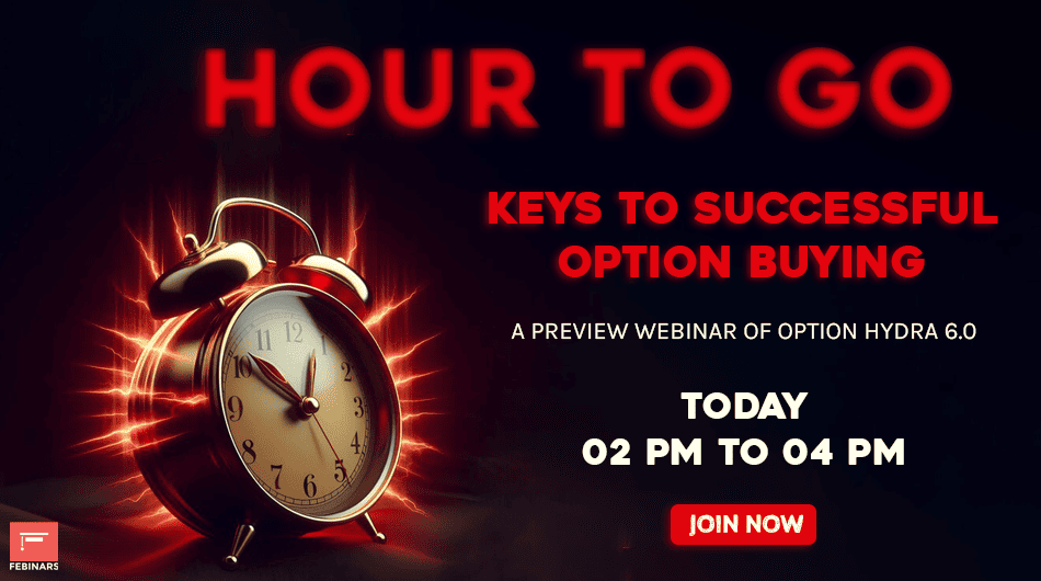 febinars's tweet photo. ⏰1 Hour To Go!

 Keys to Successful Option Buying

🎯Preview Webinar of Option Hydra

📅Today (Saturday) | 02 PM – 04 PM

Join live &amp; sharpen your edge!

https://t.co/aKlIegaZnC https://t.co/nfEUMUsLdt