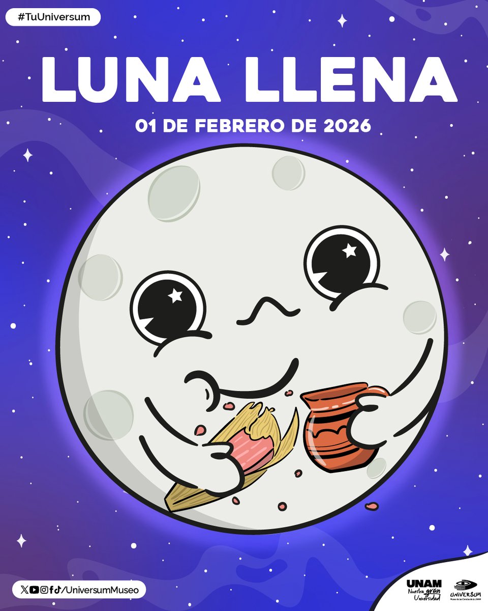 UniversumMuseo's tweet image. ¡Viene a iluminar tu noche! 🌝

#TuUniversum