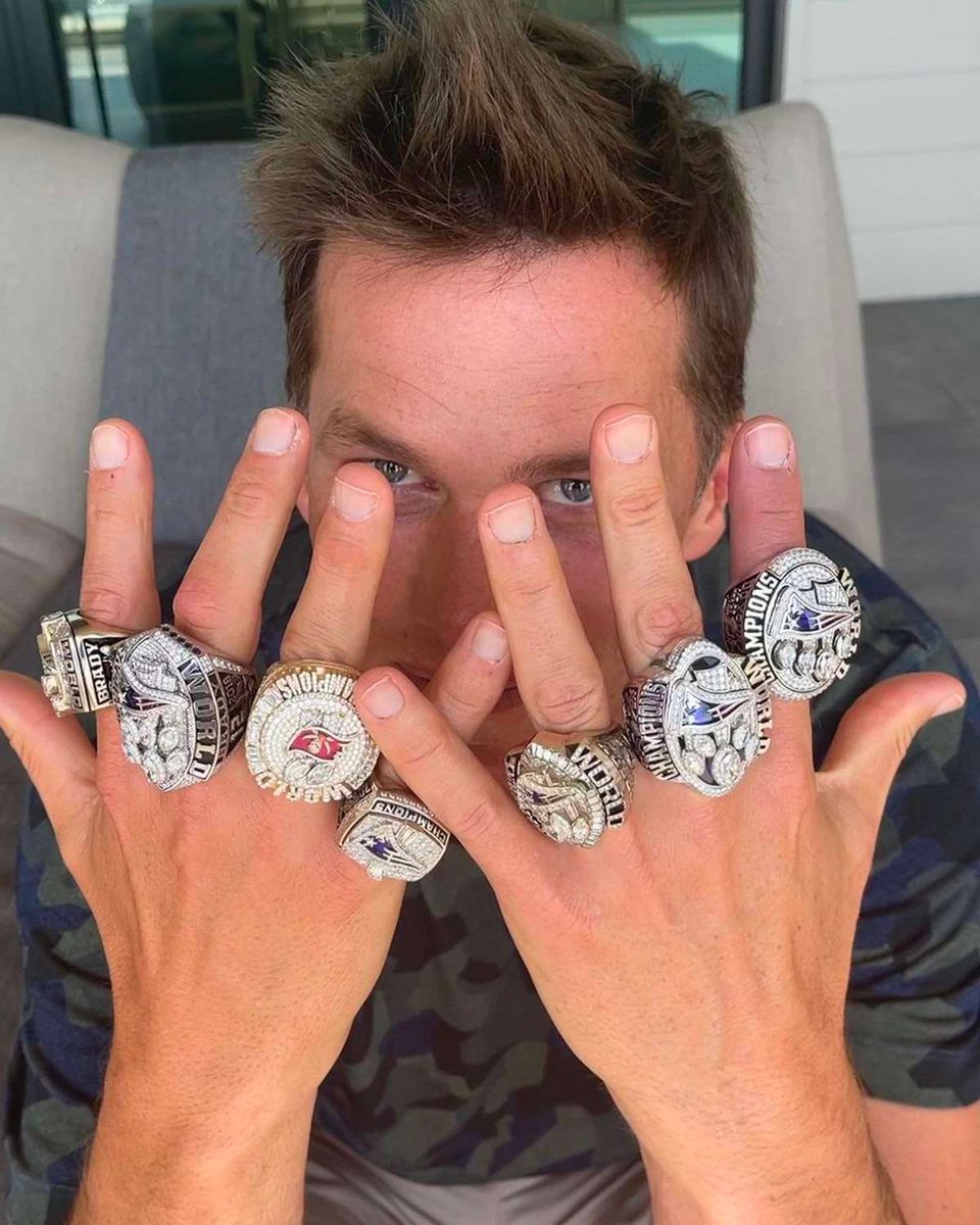 💍 Qui pourrait égaler @tombrady et ses 7 #SuperBowl ?