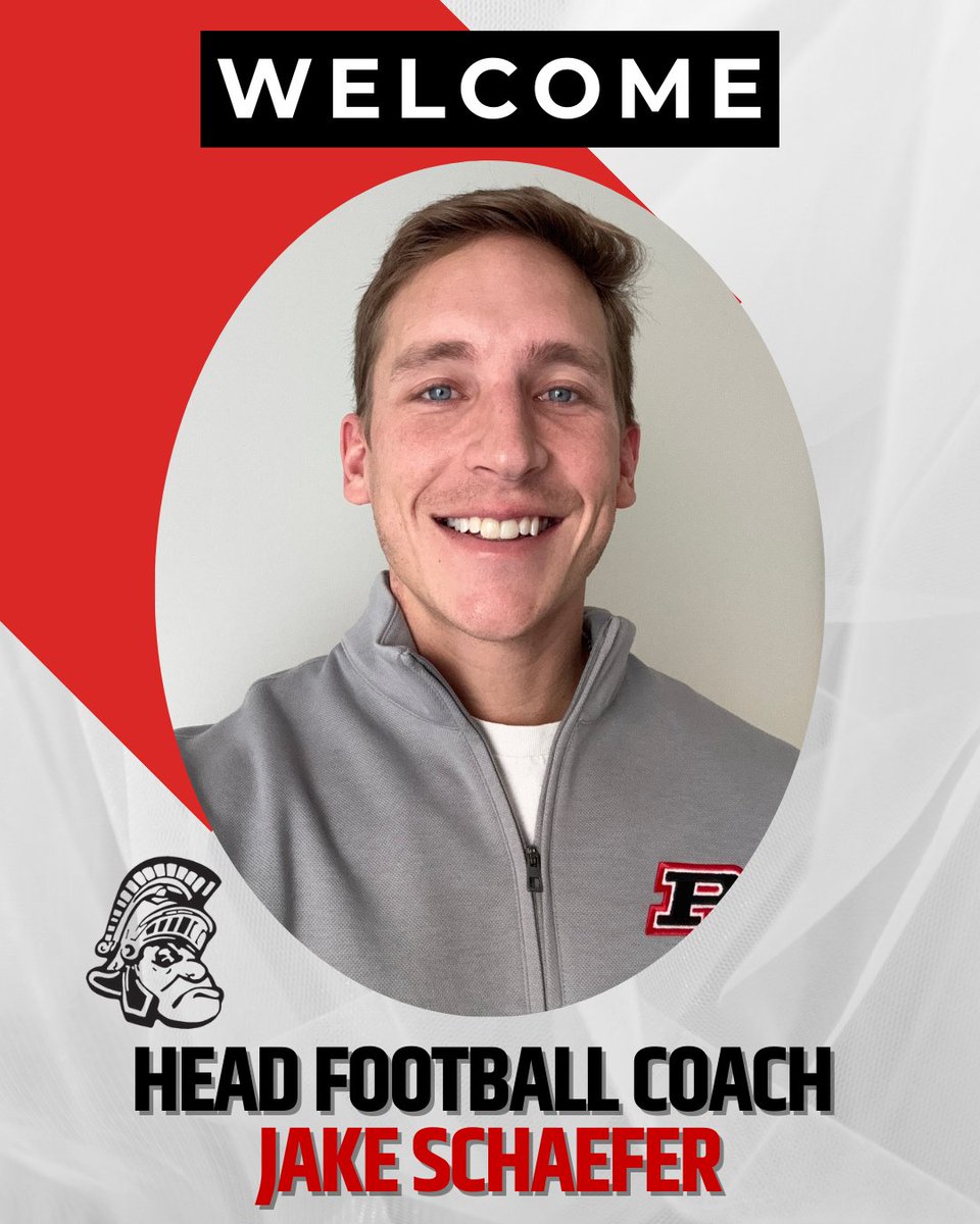pleasantlocal's tweet photo. 🏈 Welcome, Coach Schaefer, to Spartan Country! Pleasant Local’s new head football coach brings college coaching experience (Otterbein, Akron, EKU, John Carroll), NCAA playoff leadership &amp; a passion for student-athlete success. Let’s give him a big welcome! ❤️🖤 #SpartansAdvance https://t.co/oNmvHjGwEi