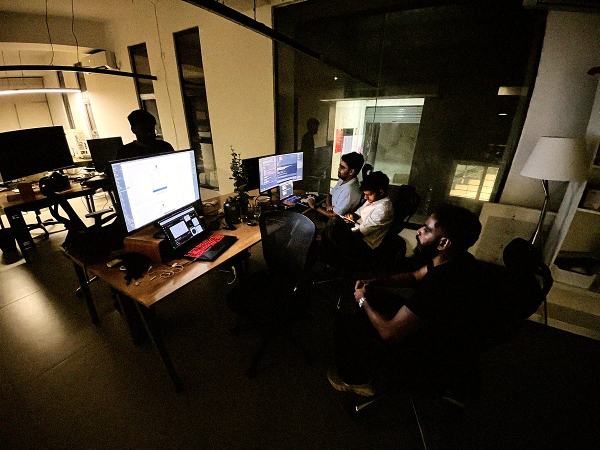 late nights in the office