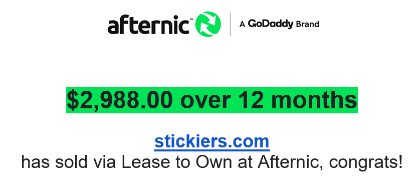 justdropped's tweet photo. Just sold https://t.co/6Ebne0KczM for $2,988.  Hold time 5 years!
The https://t.co/x2XcIAyQBn portfolio is HOT! https://t.co/zBx0j5bjYF #Domains #afternic #sidehustle #godaddy #Crypto #domainssold #Blockchain #Bitcoin #domainforsale #donlemon #Djokovic https://t.co/YCeF9Amwv2