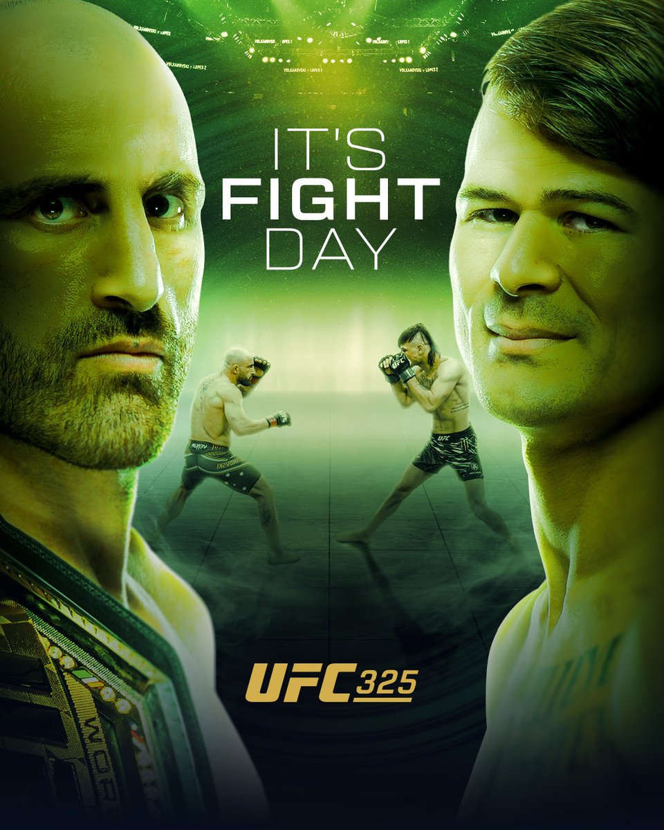 ufc's tweet photo. Fight Day Down Under 🦘

[ #UFC325 | TONIGHT 9pmET on @ParamountPlus ] https://t.co/9LavPwHfG7
