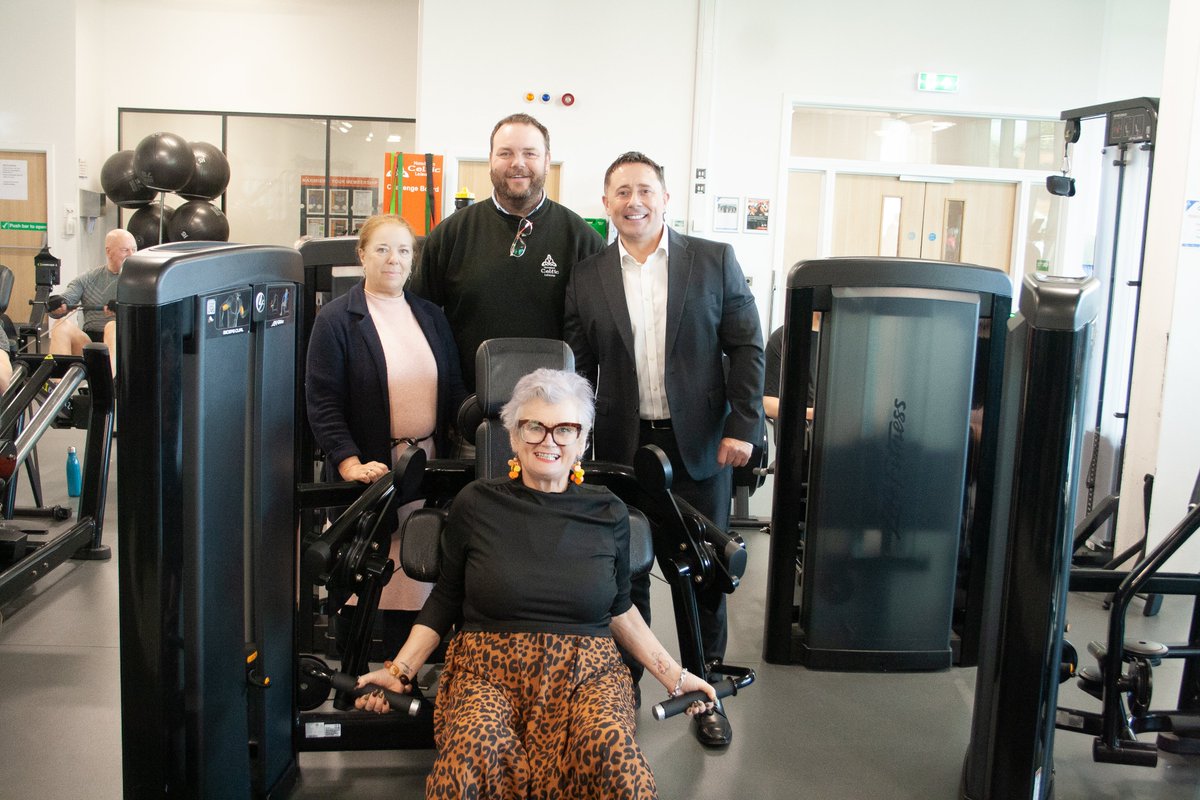 CelticLeisure's tweet photo. Great to welcome @carolynharris24 to @NeathLeisure today.

She met our team, toured our facilities and discussed the importance of community leisure, women’s health and strength training.

Thanks to Carolyn and @_ukactive  for the support. https://t.co/diVYMmP3b8