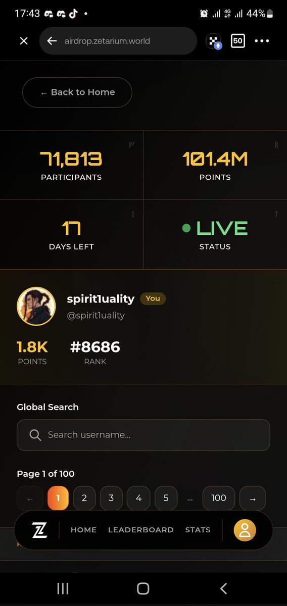 How to earn more point in <a href="/Zetarium_/">Zetarium</a> ?

> Like this post 10pts
> Retweet this post 20pts
> Quote this post 20pts
> Comments on any #Zetarium_ preacher's post 30pts.

To this and stay position for $ZET

GM homies, can I get an active GM back ?