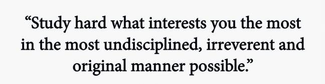 Exactly! Geniuses whose principles are being studied in school today didn't arrive at those principles by memorizing. They followed curiousity, experimented, and iterated — education. 

In the end, it's about contributing to the evolution of humanity.