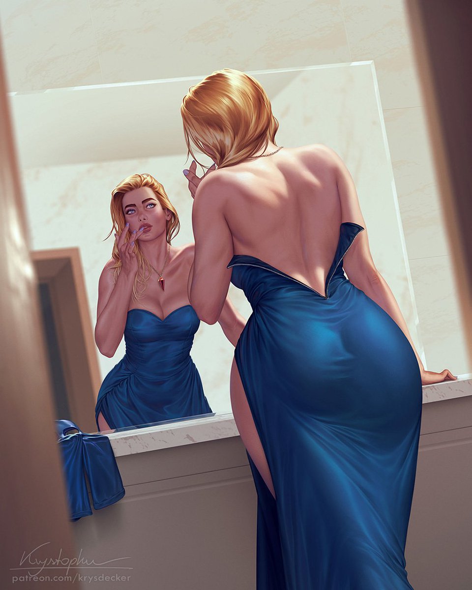Hey everyone, here's my version of Blonde Blazer! I feel like the "slip" took to much attention from her other assets =D And the "not so blonde" version for those interested! As Hey everyone, here's my version of Blonde Blazer! I feel like the "slip" took to much attention from her other assets =D And the "not so blonde" version for those interested! As
