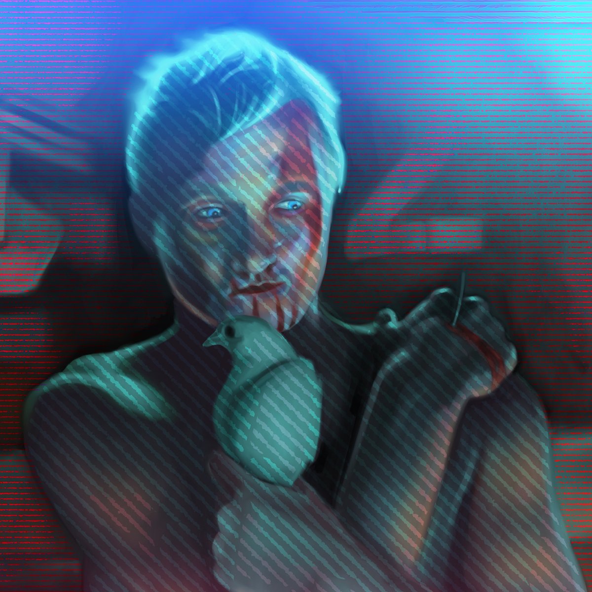 timarthole1961's tweet photo. ‘Roy Batty’ as played by Rutger Hauer in Ridley Scott’s ‘Blade Runner’ (prints available) … Soundtrack: ‘Die Roboter’ by Kraftwerk … @procreate #horror #goth #gothic #film #bladerunner #ridleyscott #harrisonford #seanyoung #rutgerhauer #philipkdick #RutgerHauer #RoyBatty … https://t.co/Nw0EMR19SY