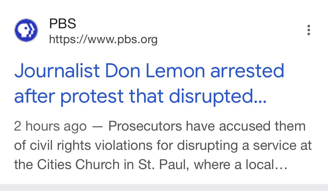 Caroltreasure's tweet photo. @AGPamBondi Don Lemon exercising 1st amendment rights arrested on civil rights charges for entering a church where the “pastor” is an ICE lieutenant. 

ICE agents enter churches which was illegal in previous administrations - taking immigrants praying… it’s ok https://t.co/ViYaOSoumY