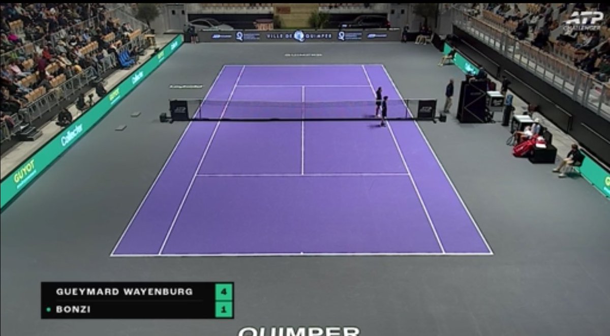 edgeAIapp's tweet photo. Medical time out for Benjamin Bonzi 

Treatment not visible 

Bonzi to serve next at 1-4 down vs Sascha Gueymard Wayenburg https://t.co/ROBnlaJvw1