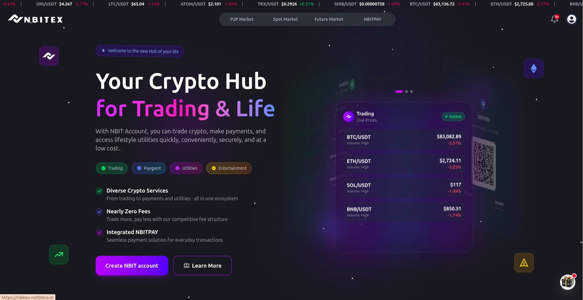 🚀 NBITEX is officially LIVE on MAINNET!
After a long journey of building, testing, and improving, NBITEX is now ready to welcome everyone to the mainnet era — faster, safer, and more practical for real users.

👉 Join NBITEX now:
 nbitex.notbitco.in/register?ref=M…
#NBITEX #NBIT #mainnet