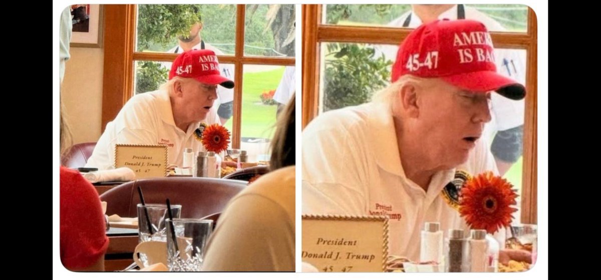 <a href="/jkeeter82/">Joey FAFO</a> <a href="/Lawrence/">Lawrence O'Donnell</a> Here is your alpha male in his natural habitat. This is the real Trump without the clown makeup and not jacked up on Adderall or what ever makes him sniff every 5 seconds. Looks pretty sickly and weak to me. And this is just the outside. Reality is he's a weak old demented man.