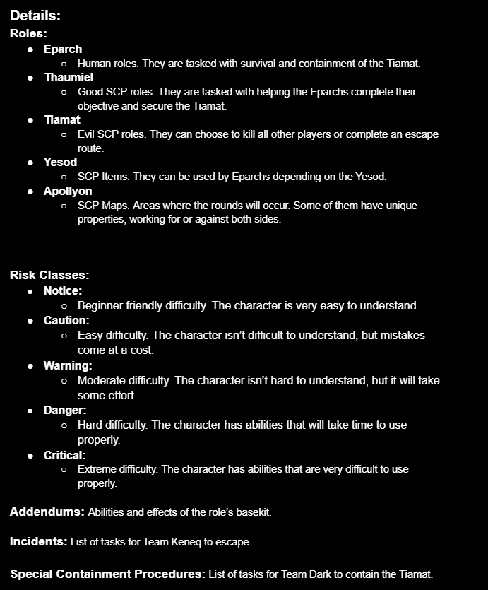 1ndonatorX's tweet image. I noticed how many Asym horror popularity have been coming out, Halloween, Dead By Daylight x Stranger Things Chapter 2, Blockbound, BiteByNight, etc. Yet somehow i haven't seen an asymmetrical horror about SCP
So i came up with an idea for one
#SCP #asym