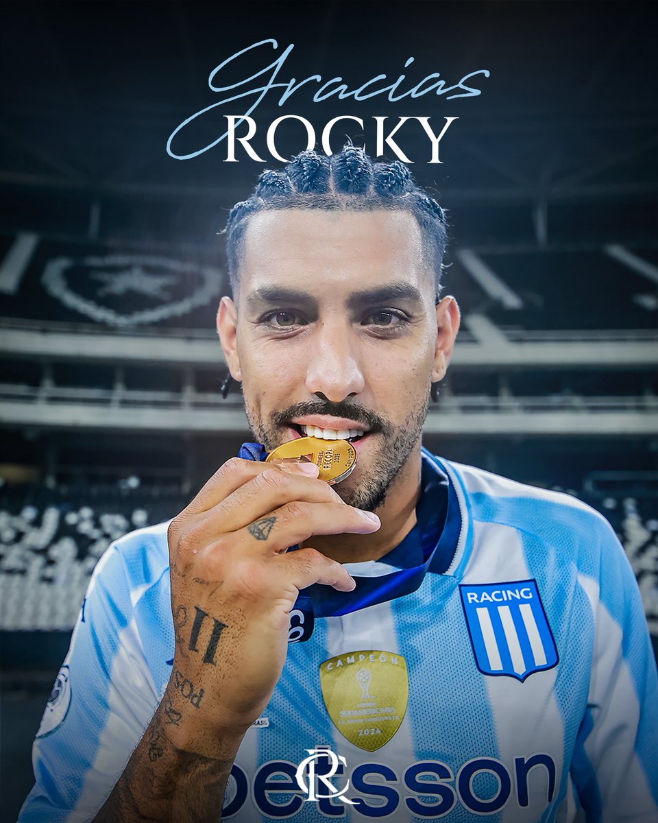 RacingClub's tweet image. ¡𝗚𝗥𝗔𝗖𝗜𝗔𝗦 𝗥𝗢𝗖𝗞𝗬! 

Racing Club transfirió la totalidad del pase de Adrián Balboa al FC Pari Nizhny Novgorod de Rusia. 

¡Éxitos en esta nueva etapa, uruguayo! 🩵🤍🇺🇾