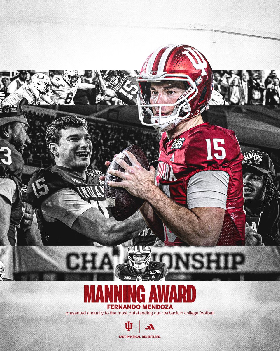 IndianaFootball's tweet image. Your Manning Award winner.