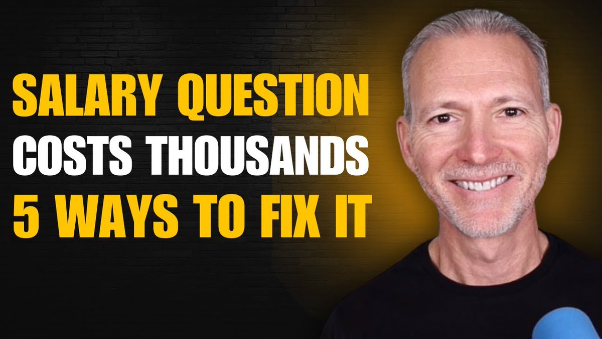 If your heart rate spikes when a recruiter asks about salary, you’re not alone.

That reaction is normal.

What isn’t helpful is blurting out a number before you’ve earned leverage.

The salary question isn’t a trap if you know how to handle it.

In this week’s lesson, I walk