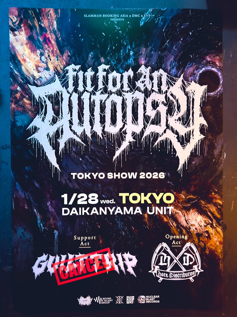naopon709's tweet photo. Fit For An Autopsy
貫禄溢れるテクニカルなデスコアサウンドに圧倒。
ギターの刻み、リズム隊の重低音が只々心地良かったです。
ブレイクダウン時の突き刺さる音圧が凄まじく、音楽を体で感じるってまさにこういうことなのだなと実感🤘
※OAのHate Distributorも凄く良かったです!
#FitForAnAutopsy https://t.co/7YzrU6tOzc