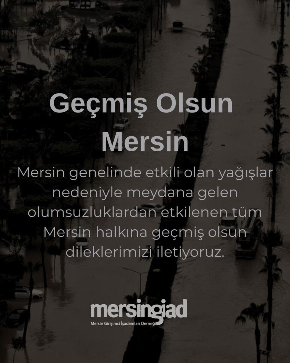 Geçmiş olsun Mersin! 

<a href="/ademyg/">Adem YÜKSELGÜNGÖR</a>
#mersingiad